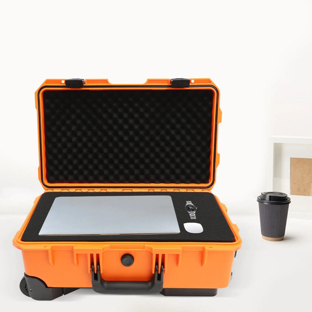 22-Inch Multi-Purpose Case Camera Box W/Customizable Foam IP67 Liquid Protective Camera Case