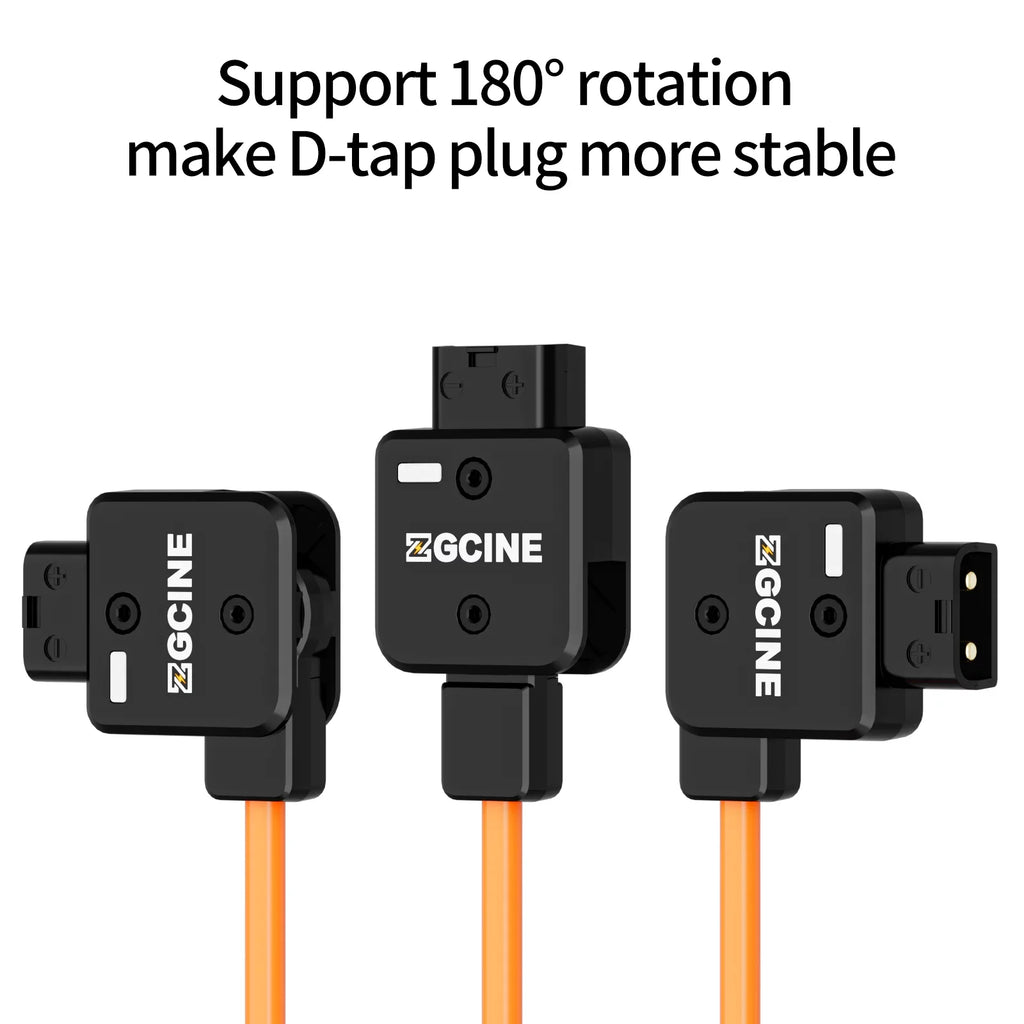 ZGCINE DT-FZ100 D-Tap to NP-FZ100 Dummy Battery - Braided Wire DC Coupler for A7R V/A7/A7S III/A7R III/A7 III/A7C/A7CR/A7C II/A6600/A6700/FX3/FX30/ZV-E1/A1/A9/A9II Cameras