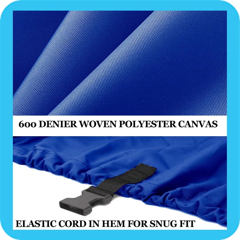 BLUE, GREAT QUALITY BOAT COVER Compatible for TRITON 1650 SC (2003 - 2010)
