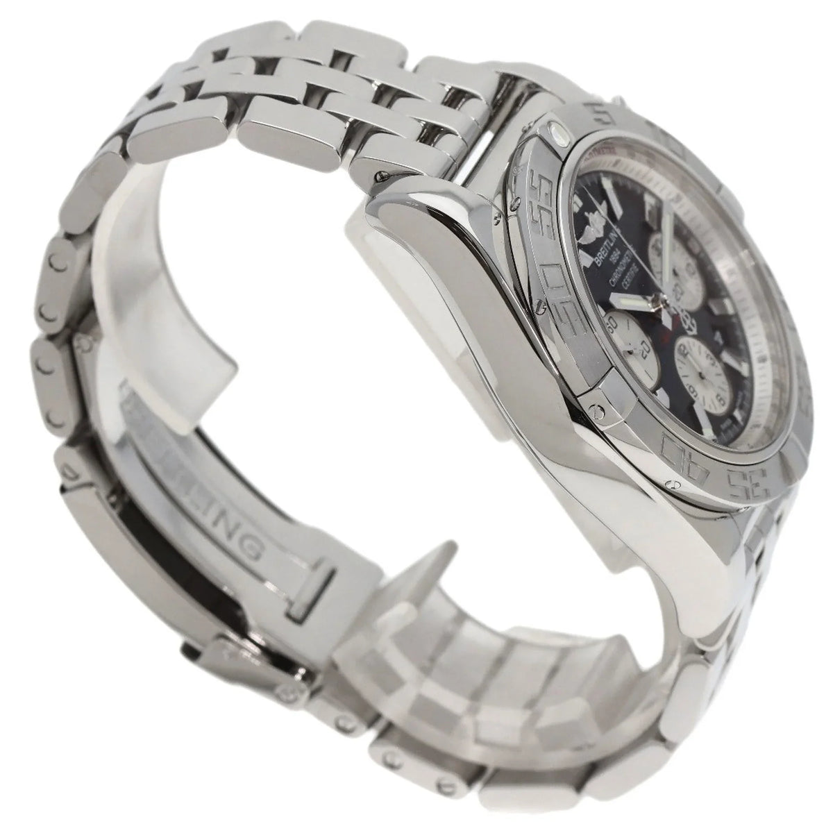 Pre-Owned Breitling AB0110 Chronomat 44 Watch Stainless Steel/SS Men's BREITLING (Good)