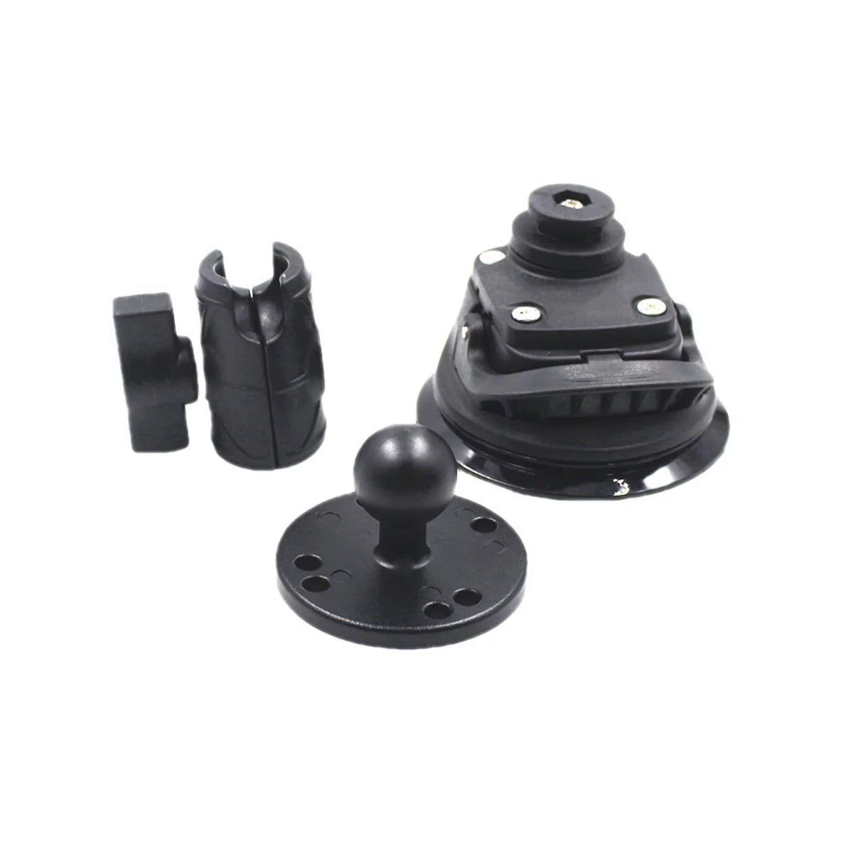Fish Bracket Kayak Fish Holder 1inch Ball Boat Replacement Deck Mounted Universal Mounting Plate for Depth