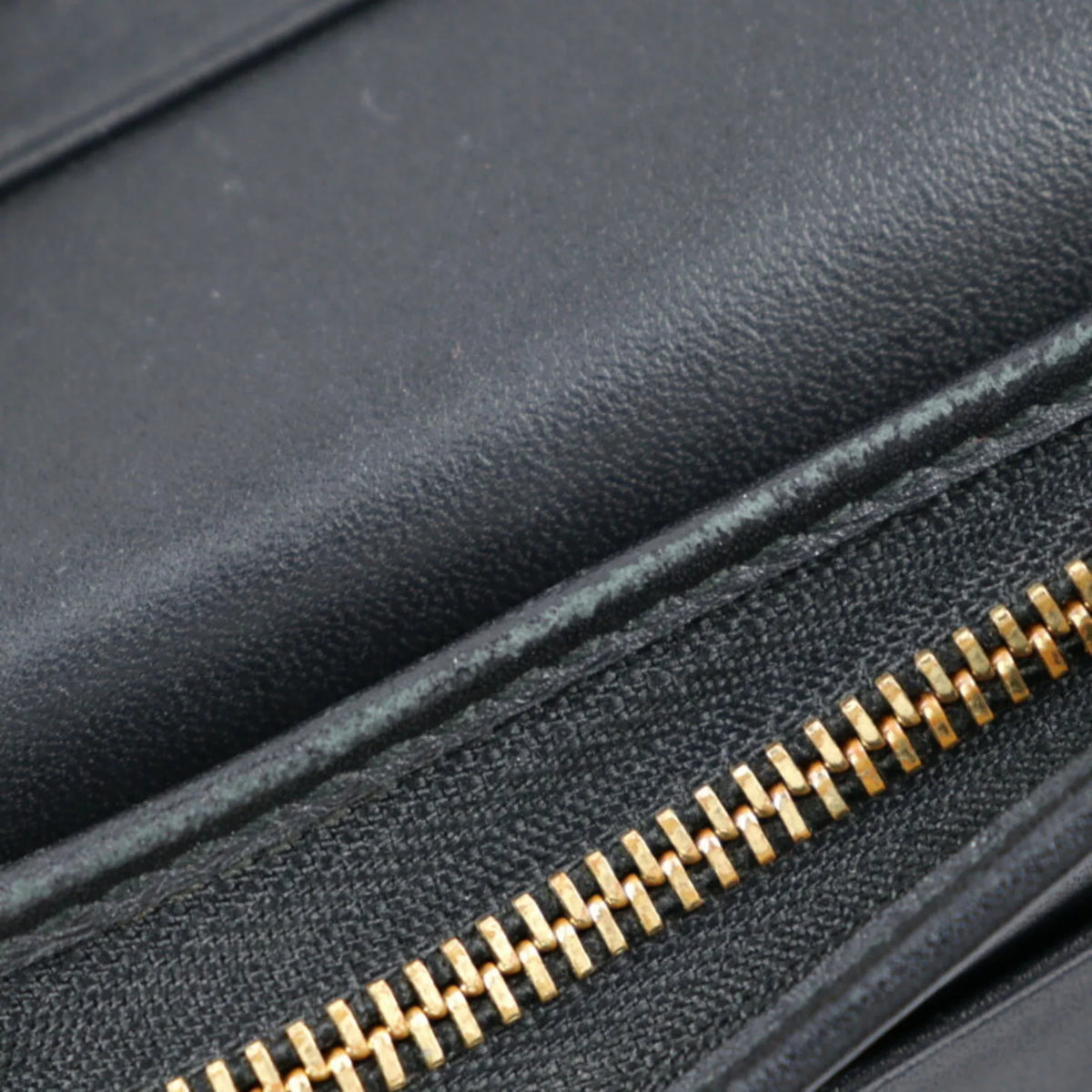 Pre-Owned GUCCI Gucci Compact Wallet Bifold 508757 GG Supreme Canvas Leather Beige Brown Gold Black BEE Bee (Good)