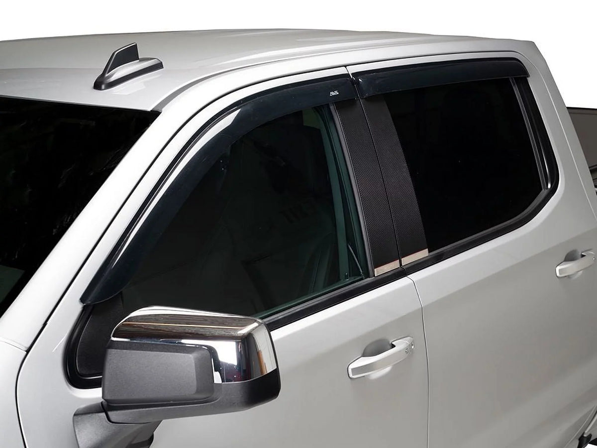 AVS 2022 Nissan Pathfinder Ventvisor Outside Mount Window Deflectors 4pc - Smoke