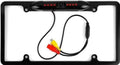 Fluid Night Vision License Plate Frame Car Rear View Backup Camera Black