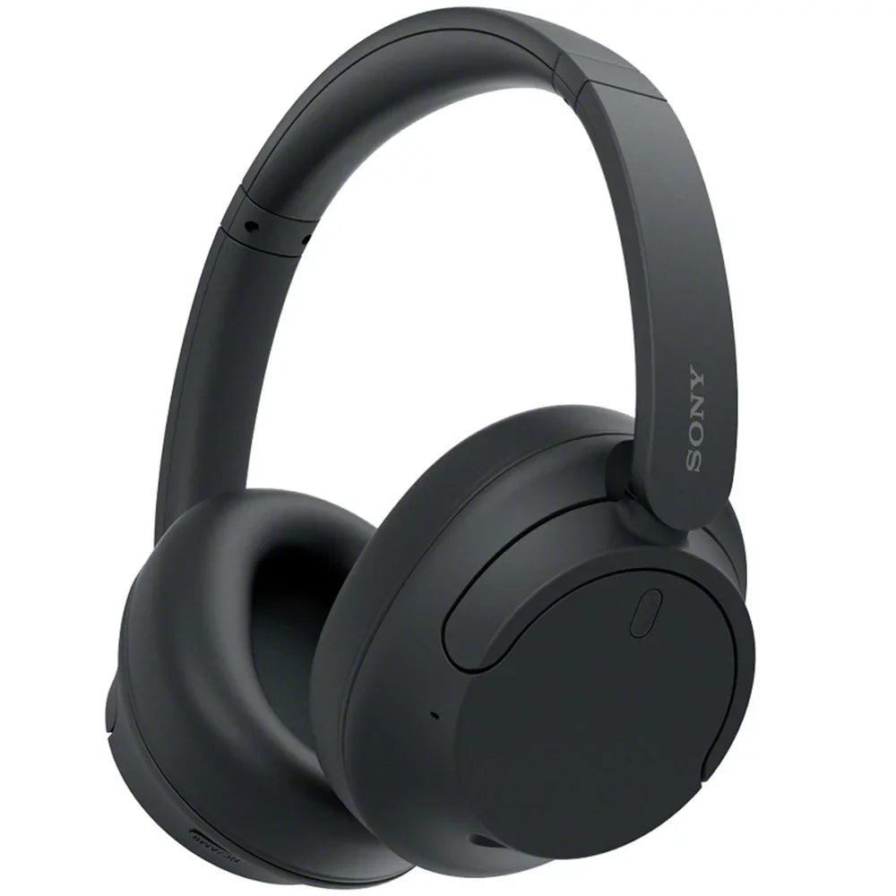 WH-CH720N/B Wireless Noise Cancelling Headphone, Black Bundle with Deco Gear Hard Case + Pro Audio Headphone Stand + Microfiber Cleaning Cloth