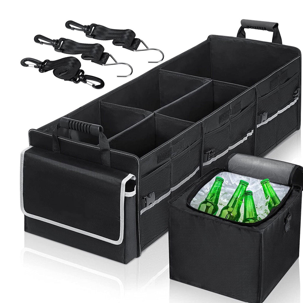 Car Trunk Organizer Multi Compartment Cargo Storage Container for SUV Truck US