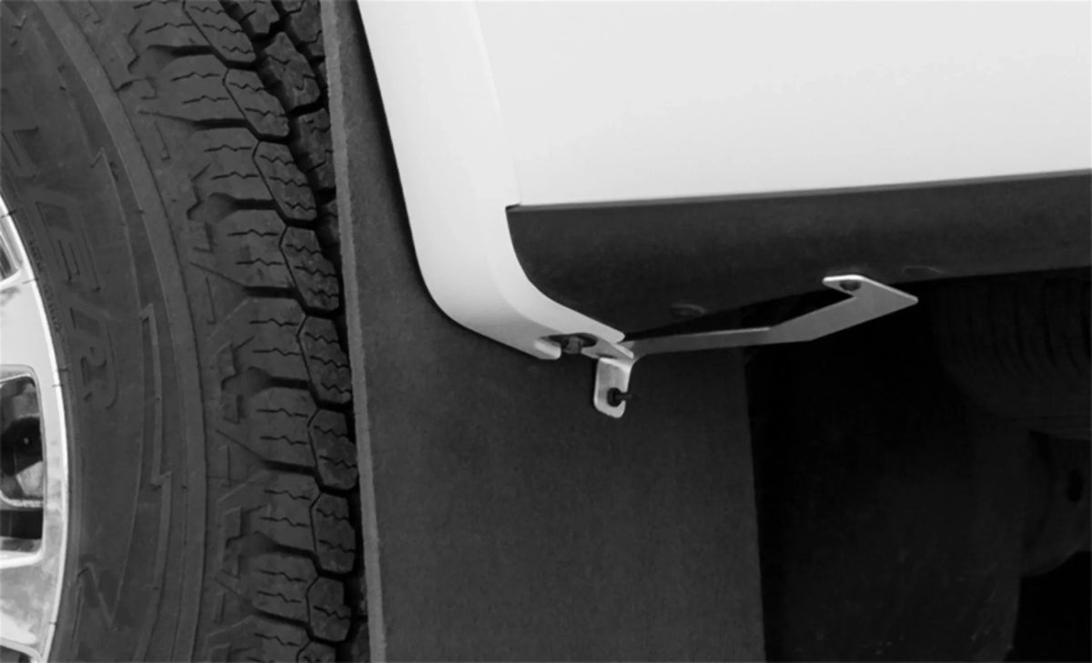 Access ROCKSTAR 2021+ Ford F-150 (Excl. Raptor) 12in W x 23in L Splash Guard - w/ Trim Plates - E101004239