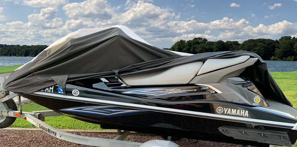 SUPER HEAVY-DUTY PWC 600D JET SKI Cover Compatible for Polaris Pro 1200 2000 2001 1-2 Seater