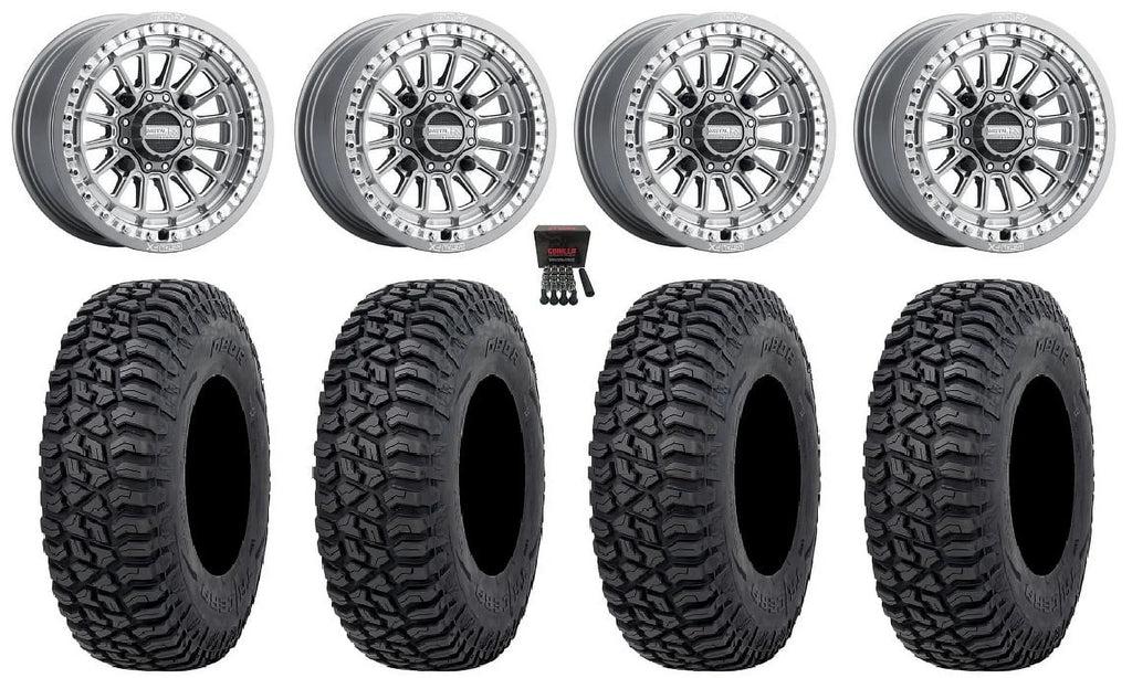 MetalFX Delta Bdlk CC 15" Wheels Gm 32" Tricera Tires Polaris RZR XP 1000 / PRO XP / Ranger XP 900/1000
