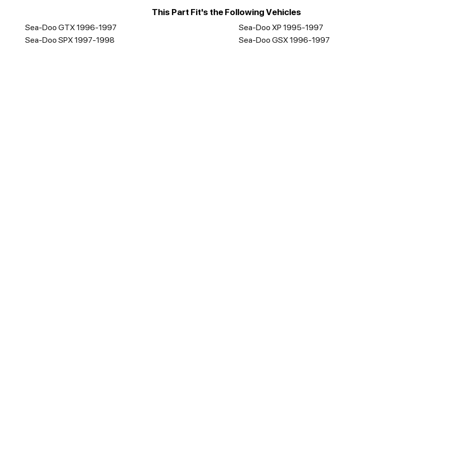 SEA-DOO 800 POWER VALVE REBUILD KIT (EARLY)