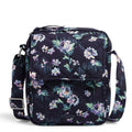 Vera Bradley Women's Efficiency Twill Small Crossbody Bag Navy Garden