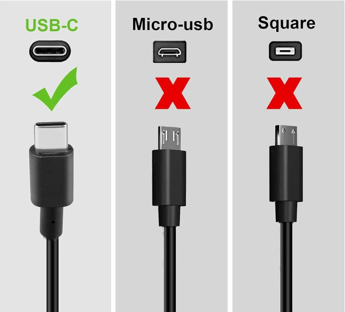 Guy-Tech 45w USB-C Ac Adapter Compatible with 100e Chromebook 81MA0000US Power Cord