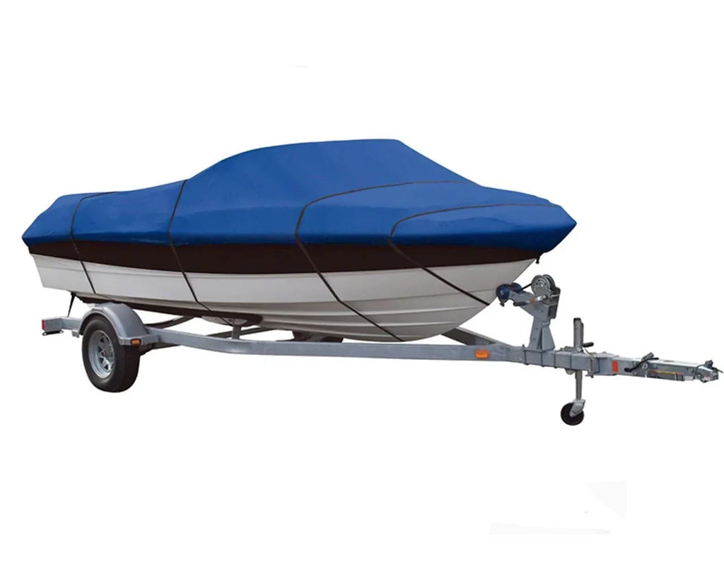 BLUE, GREAT QUALITY BOAT COVER Compatible for ASTRO QUICKFIRE 16 GT O/B 1990