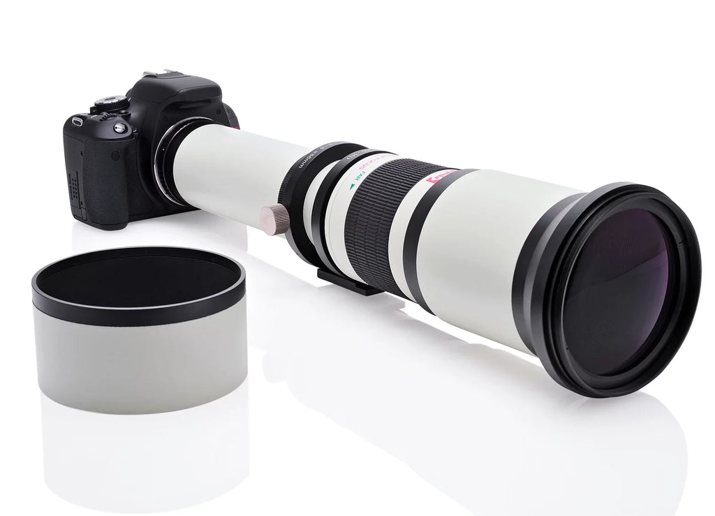 Opteka 650-1300mm (with 2x- 1300-2600mm) f/8 Manual Telephoto Lens + UV for Alpha A99 II, A99, A77, A68, A65, A58, A57, A55, A37, A35, A33, A900, A700, A580, A560, A550, A390 Digital SLR Cameras