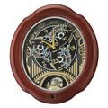 Seiko Tube and Chimes Melodies In Motion, Brown Wood Frame Traditional Classic Music Rotating Pendulum Crystals QXM392BRH