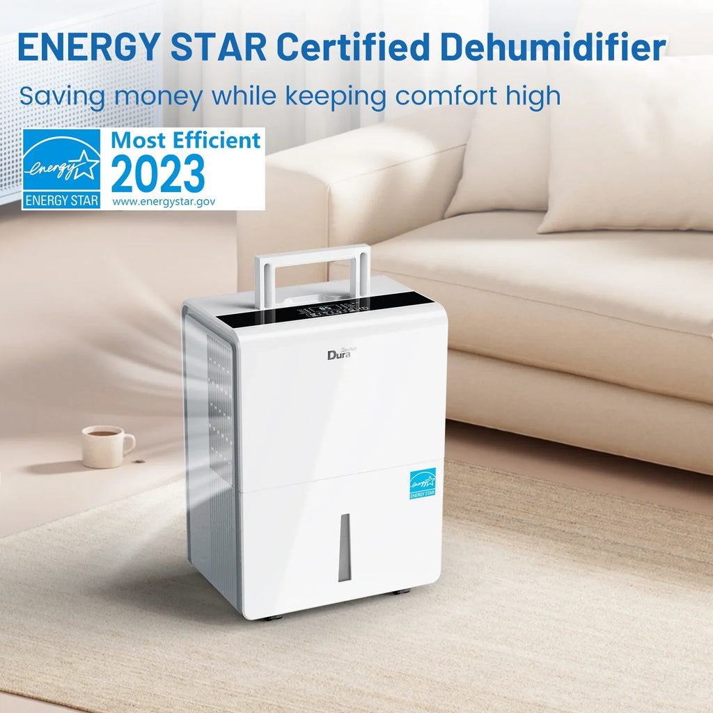 DuraComfort Dehumidifier for Basement,up to 3000 Sq.ft 35 Pint (50 Pint 2012 DOE Standard) Dehumidifiers with WIFI