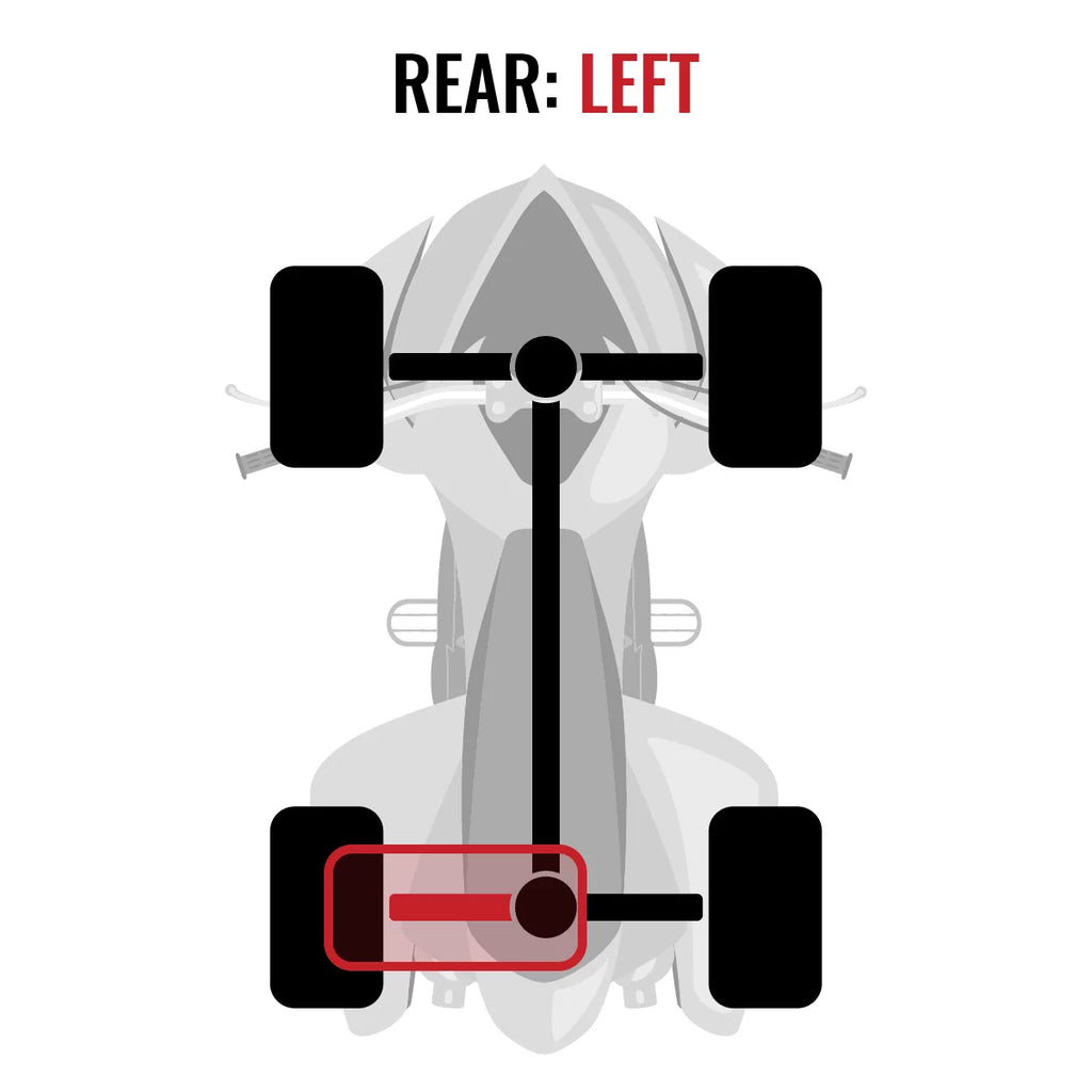 Sixity XT Rear Left Axle compatible with Can-Am Outlander 1000 2015 - EFI 4X4