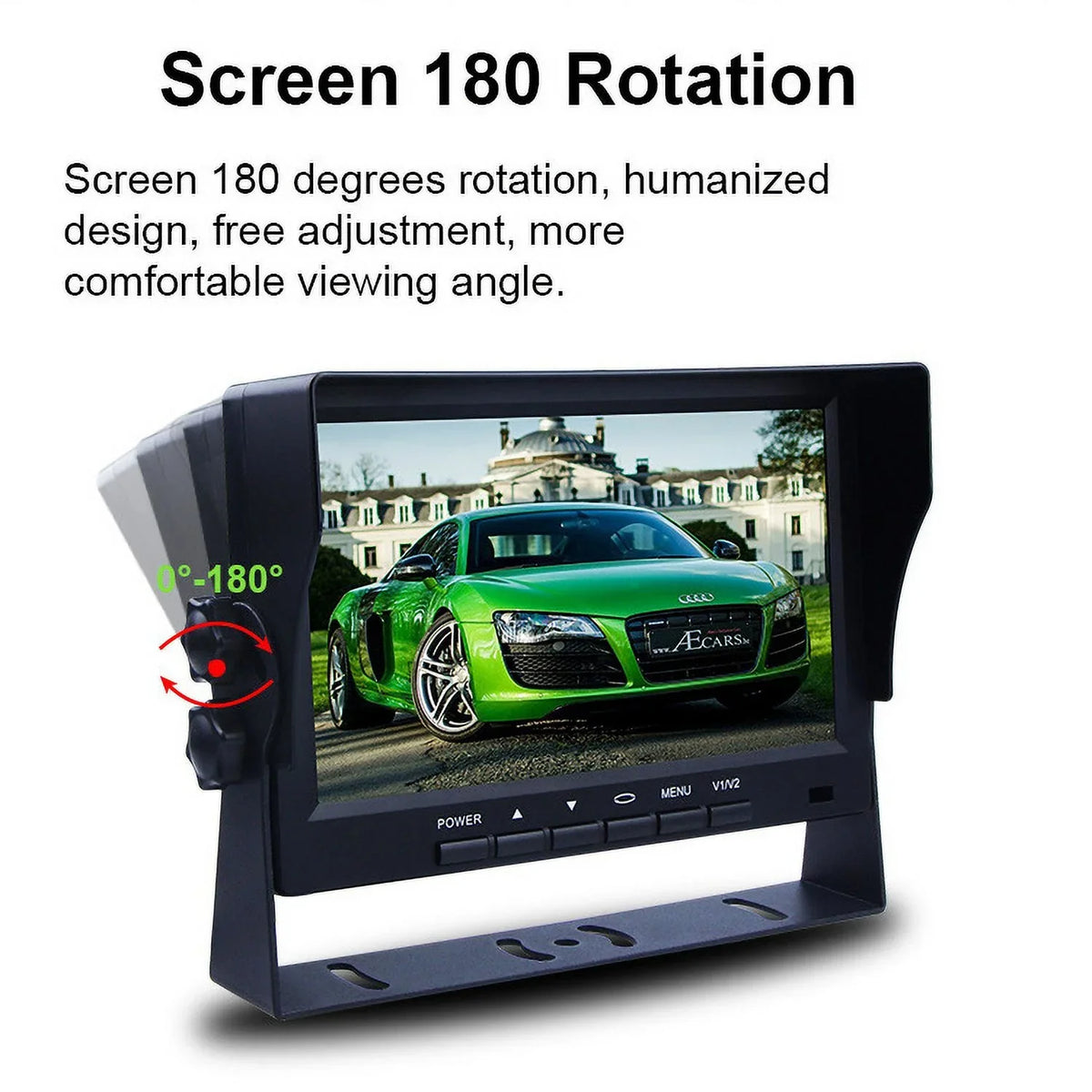 9V - 35V Car Vehicle Rear View Wireless IR Night Vision Backup Camera Fluid Kit + 7" LCD Monitor Parking Assistance System For Truck / Van / Caravan / Trailers / Camper