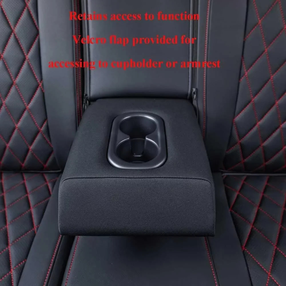EKR Custom Fit HRV Car Seat Covers for Honda HRV Sport,EX,EXL,Touring 2019 2020 2021 2022 - Full Set Leatherette(Black with Red Piping)