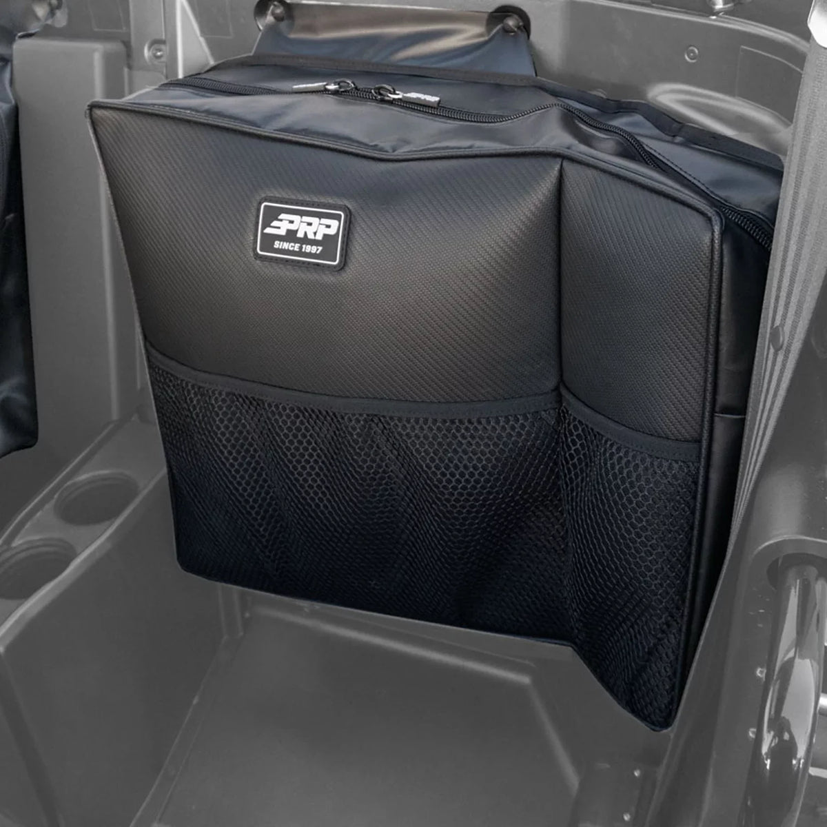 PRP Seats E90 Fluid Storage Bags for Kawasaki KRX UTV Firewall Black (Pair)