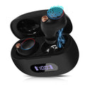UrbanX True Wireless Bluetooth Earbuds + Charging Case, Black, Dual Connect, IPX5 Liquid Resistance, Bluetooth 5.2 Connection, Balanced, Bass Boost Compatible with Pad
