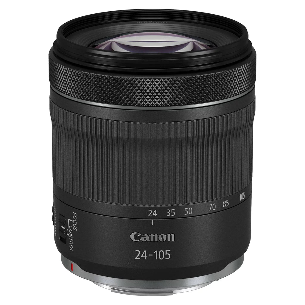 EOS R6 Mark II Mirrorless Camera with RF 24-105mm Lens + SanDisk 128GB Memory Card + Case + LED Flash + ZeeTech Accessory Bundle
