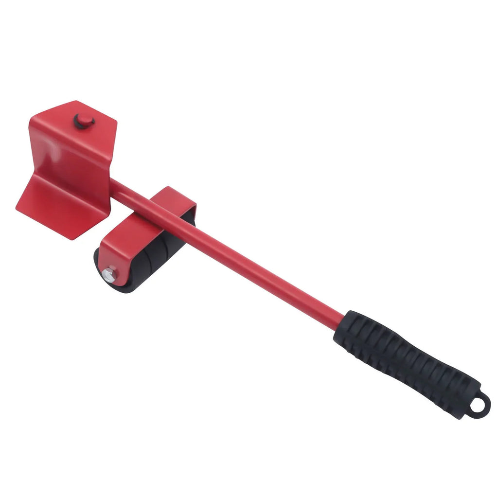 Fichiouy Furniture Mover Dolly Alloy Steel Furniture Mover Kit with Universal Wheel Red