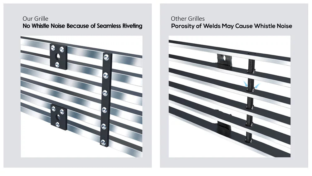 APS Premium Stainless Steel Chrome 8x6 Billet Grille Compatible with Chrysler 300 300C 2011-2014 Lower Bumper N19-S10366R