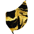 FREEAMG Golden Marble Silk Long Scarf for Women Large Oblong Monitor Shawls Wraps Neck Headscarf Hair Wraps Gift Packed
