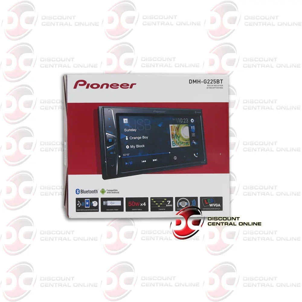 Pioneer 2-DIN 6.2" Monitor Digital Media Car stereo USB Bluetooth + Remote with DiscountCentralOnline FL09BK Full License plate Night vision Liquid back-up camera