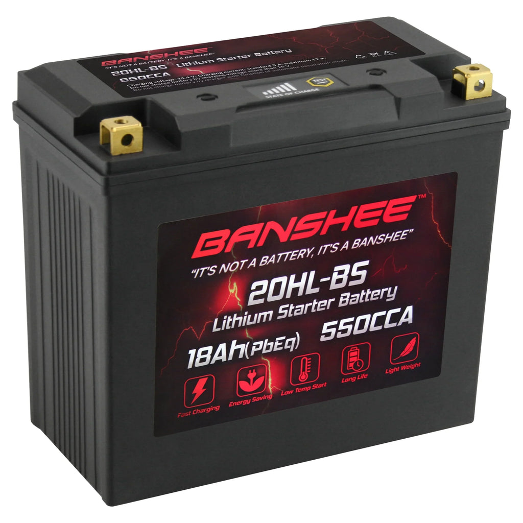 Banshee YTX20L-BS LiFePO4 Motorsports Battery Compatible with Yamaha VX1100E WaveRunner V1 2015 to 2015