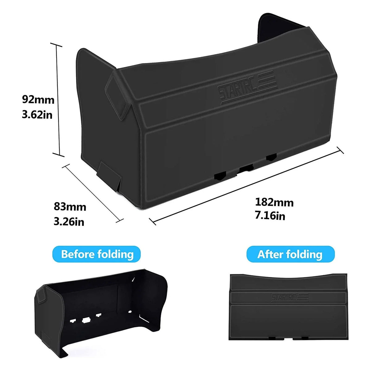 Foldable Phone Sun Shade Hood for DJI Mavic Mini 2 Air 2 Drone Remote Control US