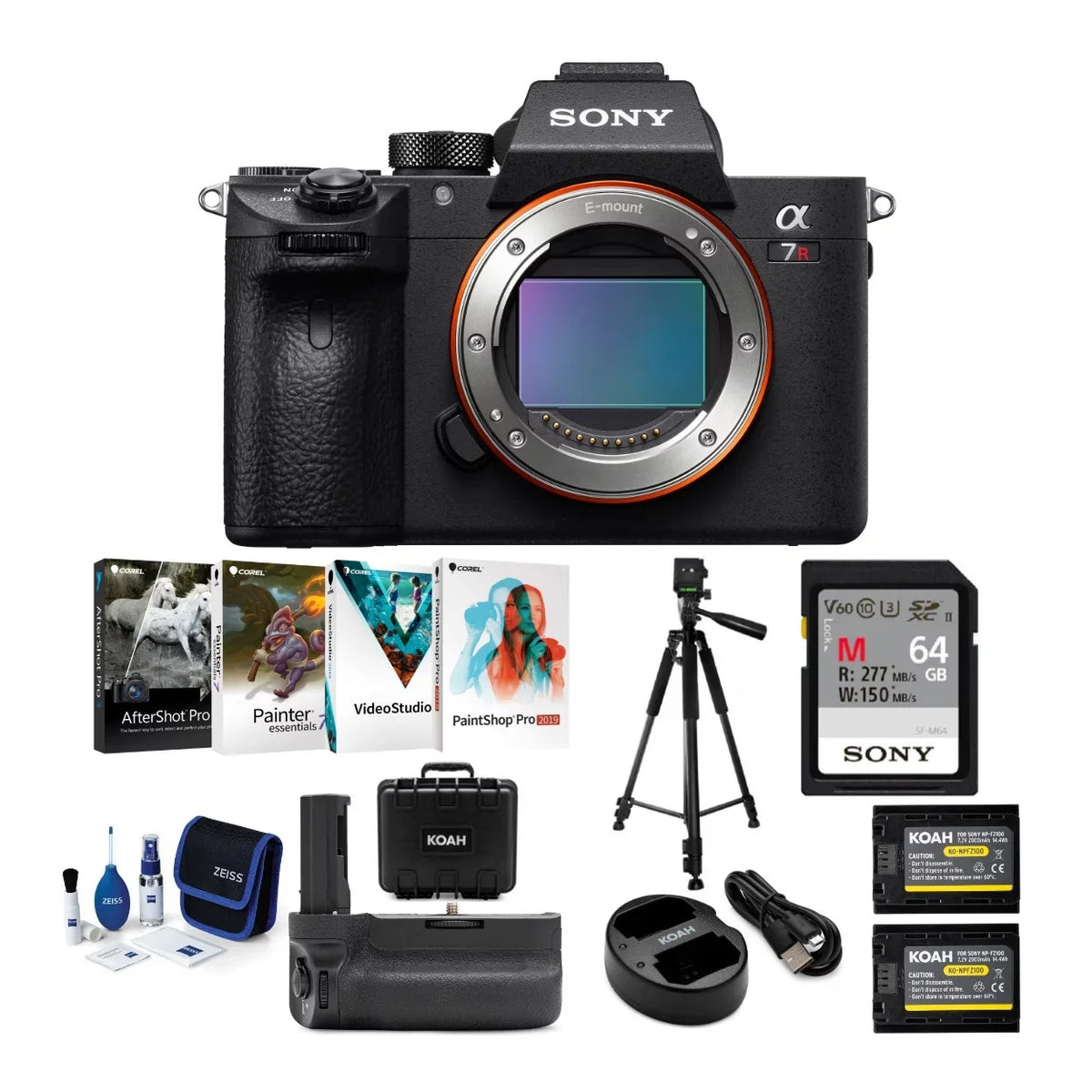 Alpha a7R III A 42.4MP Mirrorless Camera (Body Only) with Accessories