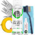 ERA Paints Green Brake Caliper Paint Kit With Omni-Curing Catalyst - 2K Aerosol High Gloss Chemical Resistant and Extremely Long-lasting Against Color Fade and Brake Fluid
